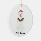Persoonlijke Great Pyrenees Keramisch Ornament (Rechts)