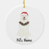 Persoonlijke Great Pyrenees Keramisch Ornament (Achterkant)