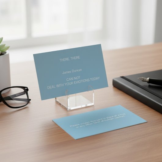 Persoonlijke grenzen! contactkaartje