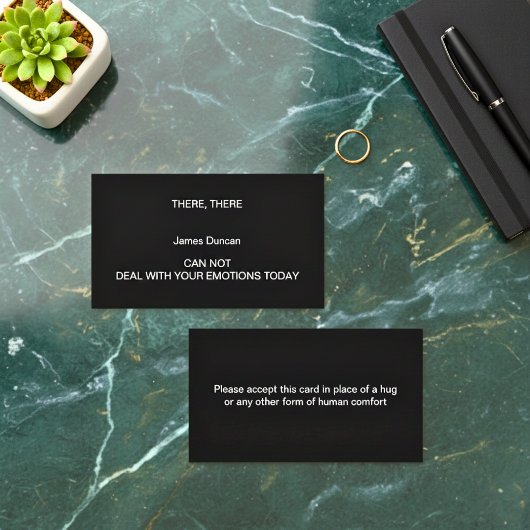 Persoonlijke grenzen! contactkaartje