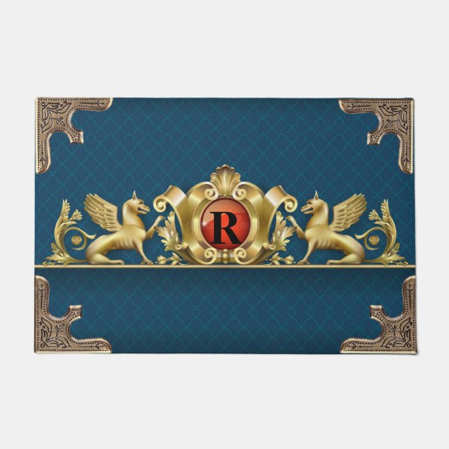 Persoonlijke Griffin Crest Deurmat (Voorkant)