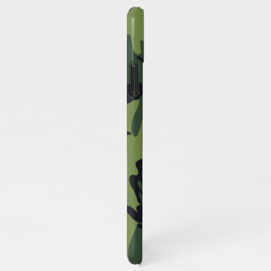 Persoonlijke groene CAMO Camouflage BUDGET iPhone Hoesje (Rechterkant)