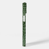 Persoonlijke Groene Krokodil Case-Mate iPhone Case (Achterkant / Rechts)