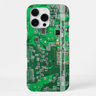 Persoonlijke groene PCB-printplaat voor IT-profess iPhone 16 Pro Max Hoesje
