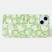 Persoonlijke Groene Schelpen Case-Mate iPhone Case (Achterkant (horizontaal))