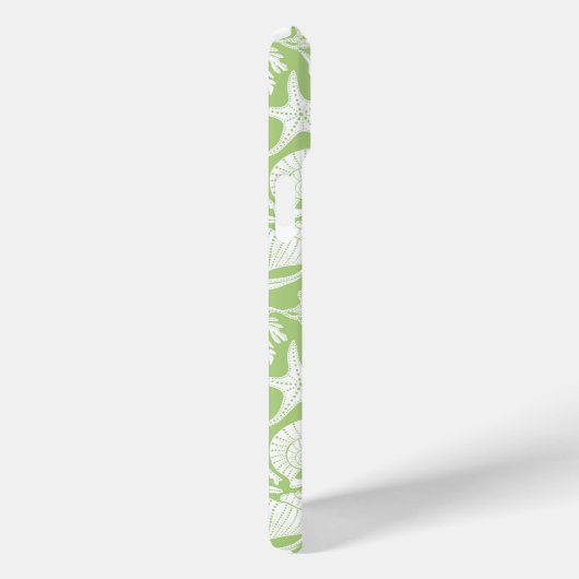 Persoonlijke Groene Schelpen Case-Mate iPhone Case (Achterkant / Rechts)