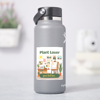 Persoonlijke groenvoorziening & creatieve werkplek sticker