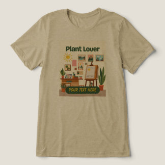 Persoonlijke groenvoorziening & creatieve werkplek Tri-Blend shirt