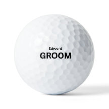 Persoonlijke Groom Golf Bal | Aangepaste Trouw Gol