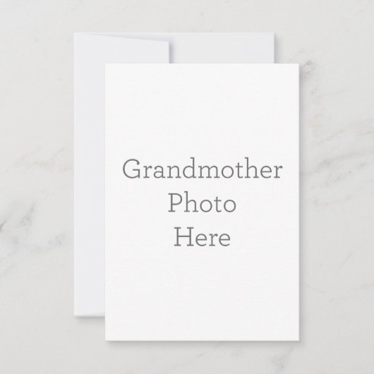 8.9 x 12.7 cm Enkele bedankkaart (Voorkant)