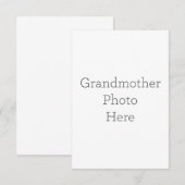 8.9 x 12.7 cm Enkele bedankkaart (Voorkant / Achterkant)