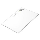 Persoonlijke grootwinkelbedrijf Racket Ball Elegan Notitieblok (Schuin)