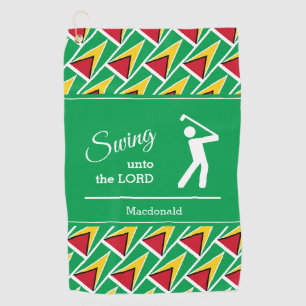 Persoonlijke GUYANA Golfhanddoek