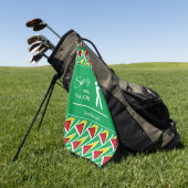 Persoonlijke GUYANA Golfhanddoek (Groen)