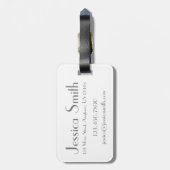 Persoonlijke gymnastiek Acro Shoe Dance Tumbling Bagagelabel (Achterkant verticaal)