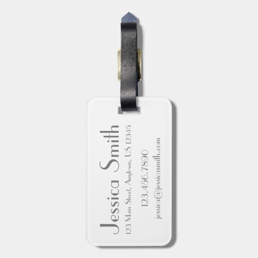 Persoonlijke gymnastiek Acro Shoe Dance Tumbling Bagagelabel (Achterkant verticaal)