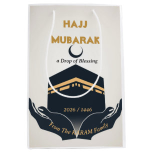 Persoonlijke Hajj Mubarak Medium Cadeauzakje