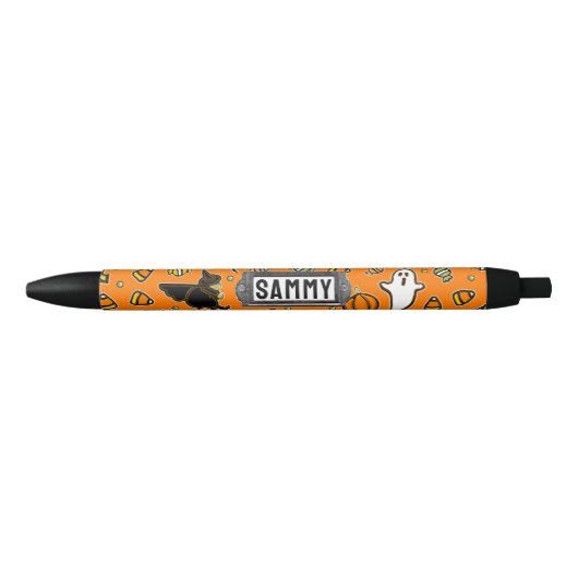 Persoonlijke Halloween Black Ink Pen (Voorkant)