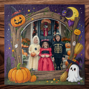Persoonlijke Halloween-foto Legpuzzel