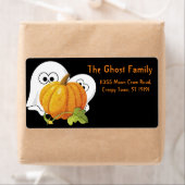 Persoonlijke Halloween Geesten Pompoen Sticker (Insitu)