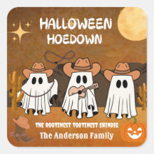 Persoonlijke Halloween Hoedown Cowboy Geest Feestj