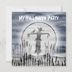 Persoonlijke halloween Horror Creepy-ruggengraat Kaart