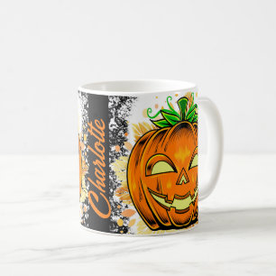 Persoonlijke Halloween JackoLantern Spooky Pumpkin Koffiemok