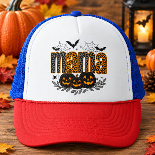 Persoonlijke Halloween Mama – Schattig Griezelig Trucker Pet