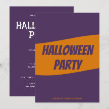 Persoonlijke Halloween uitnodigingskaart