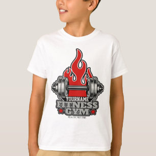 Persoonlijke Halthéffers Krachttraining Fitness Gy T-shirt