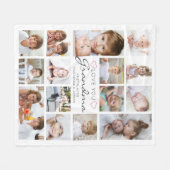 Persoonlijke handgeschreven liefde grootmoeder 15 fleece deken (Voorkant (Horizontaal))