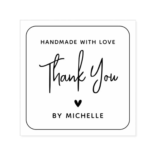 Persoonlijke handleiding Dank u Zelfinktende Stempel (Design)