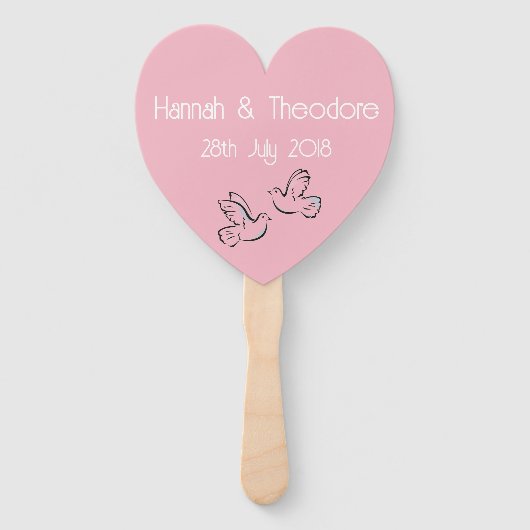 Persoonlijke handleiding - Wedding Keepomwille Handwaaier (Achterkant)