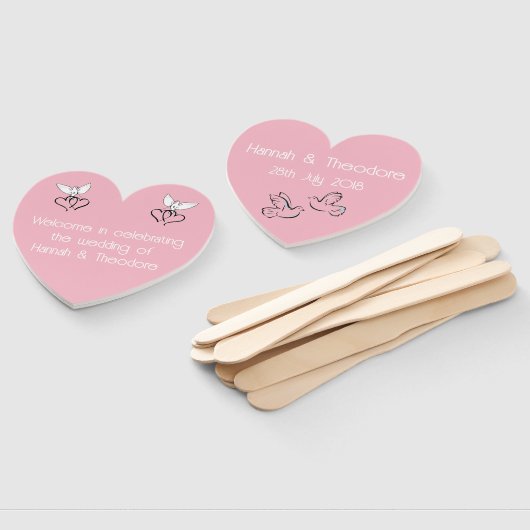 Persoonlijke handleiding - Wedding Keepomwille Handwaaier (Niet-gemonteerd)