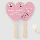 Persoonlijke handleiding - Wedding Keepomwille Handwaaier (Voorkant en achterkant)