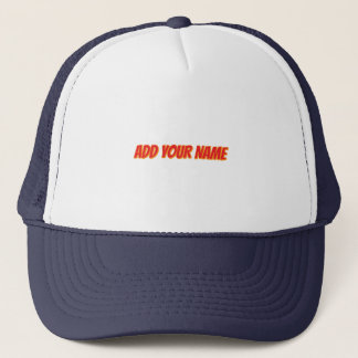 Persoonlijke handtekening hoofddeksel naam detail trucker pet