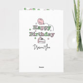 Persoonlijke Happy Birthday Kaart (Achterkant)