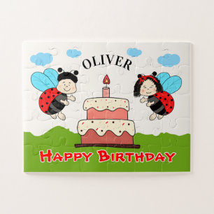 Persoonlijke Happy Birthday Puzzel voor Kinderen