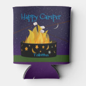Persoonlijke Happy Camper Blikjeskoeler (Voorkant)