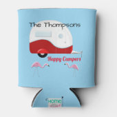 Persoonlijke Happy Camper Blikjeskoeler (Voorkant)