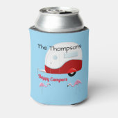 Persoonlijke Happy Camper Blikjeskoeler (Blikje Achterkant)