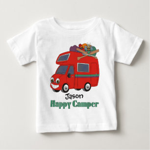 Persoonlijke Happy Camper T-Shirt