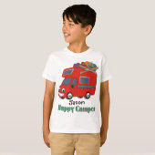 Persoonlijke Happy Camper T-Shirt (Voorkant volledig)