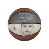 Persoonlijke Happy First Fathers Day Basketbal (Voorkant)