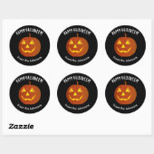 Persoonlijke Happy Halloween-stickers zegels (Vel)