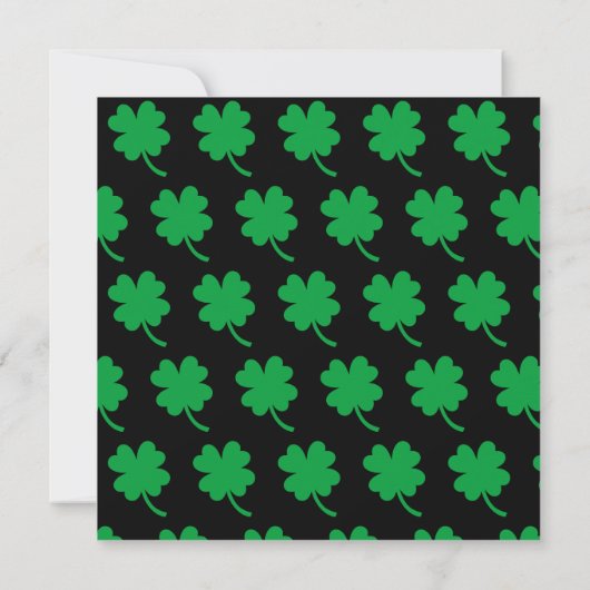 Persoonlijke Happy St Patricks Day Editable Kaart (Achterkant)