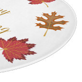 Persoonlijke Happy Thanksgiving Snijplank (Hoek)