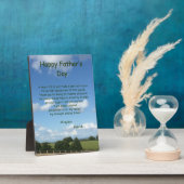 Persoonlijke Happy Vader-dag Fotoplaat (Zijkant)