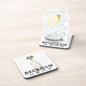 Persoonlijke Harlequin Great Dane Bier Onderzetter (Rechterzijde)