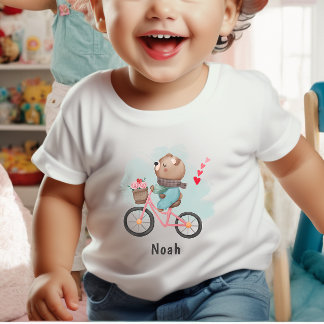 Persoonlijke Hartjes Schattige Teddy Kinderen Vale Kinder Shirts